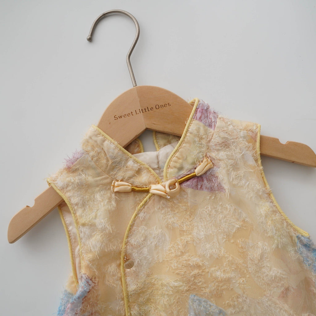 Pastel Butterfly Chinese Dress