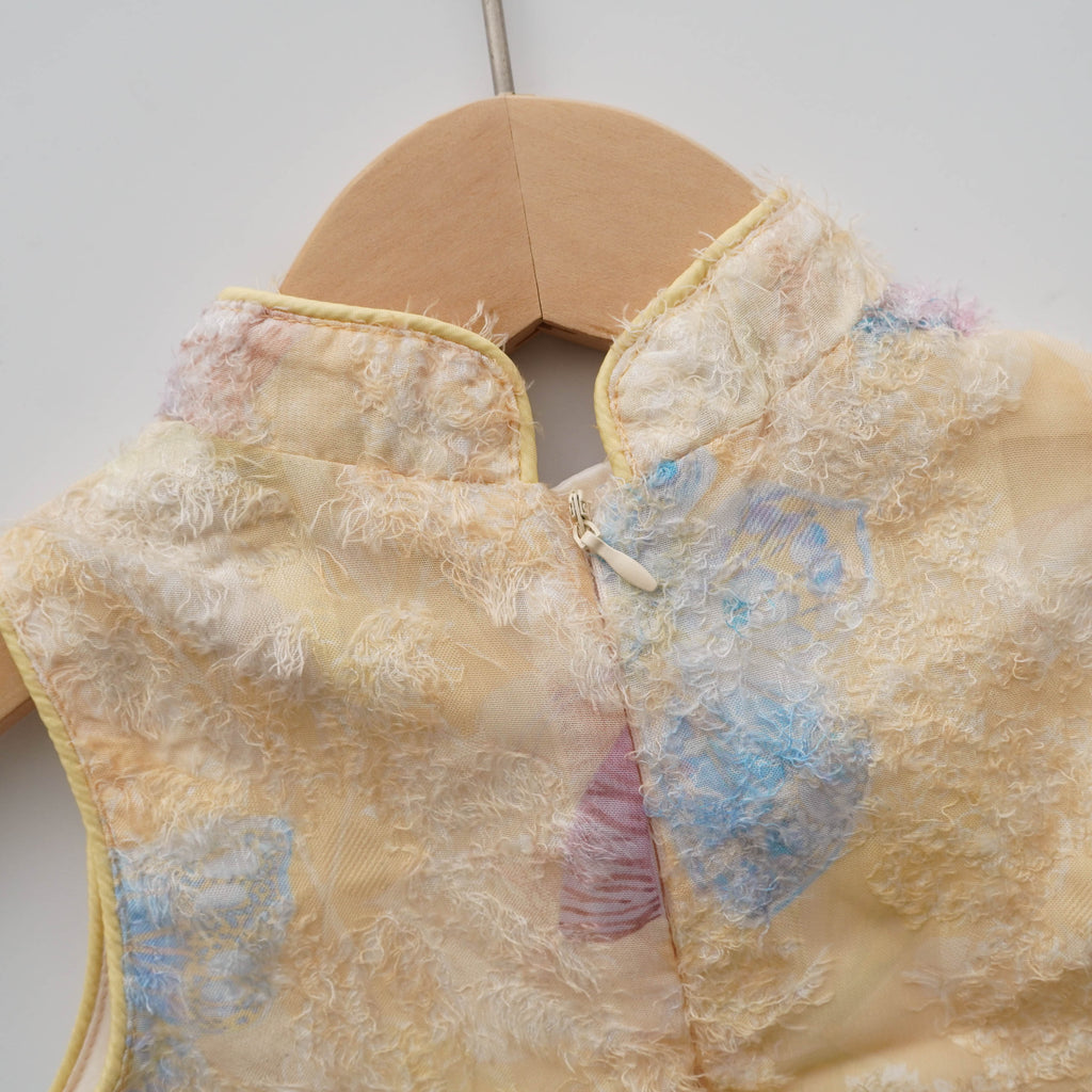 Pastel Butterfly Chinese Dress