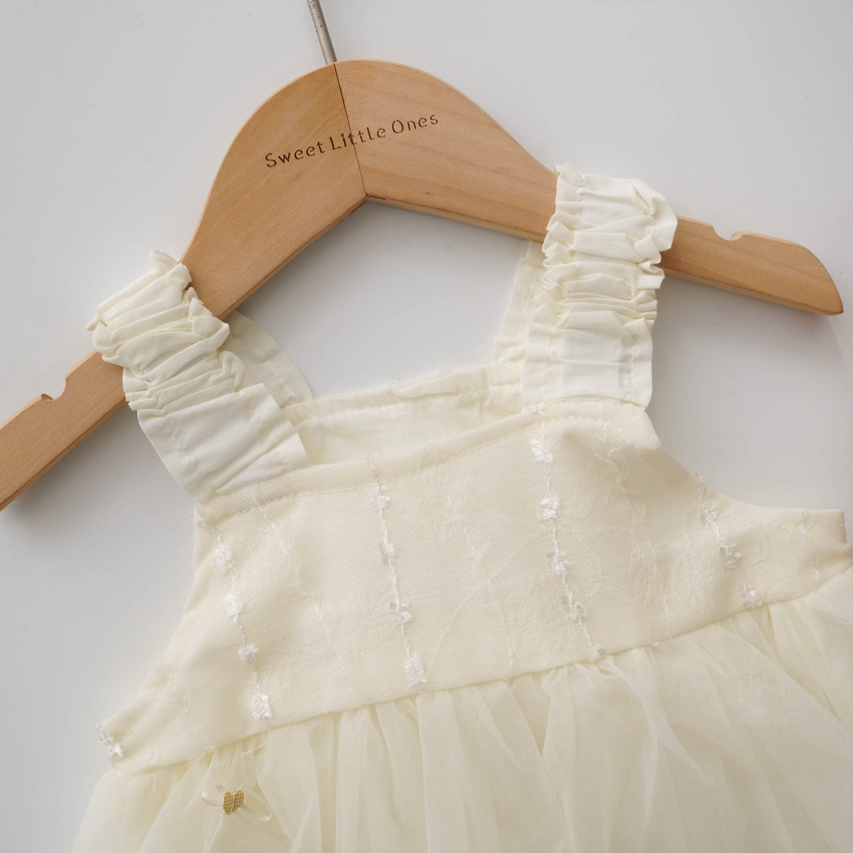 Princess Ivory Mesh Romper