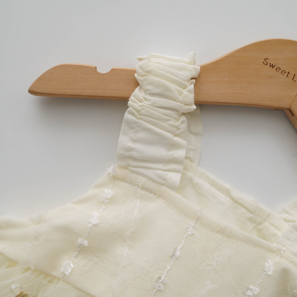 Princess Ivory Mesh Romper