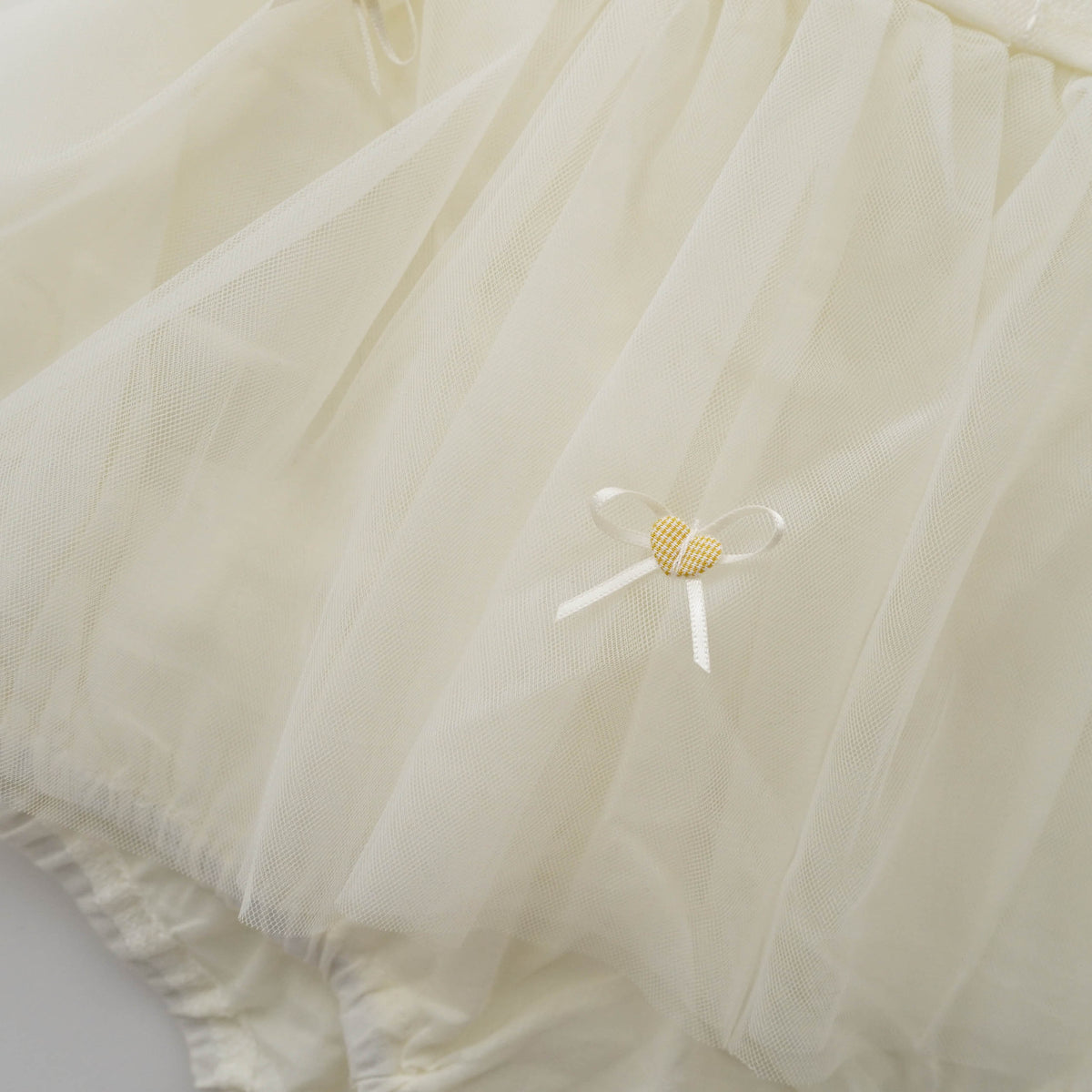 Princess Ivory Mesh Romper