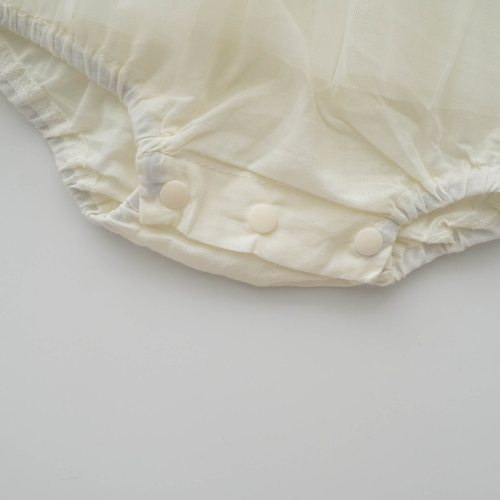 Princess Ivory Mesh Romper