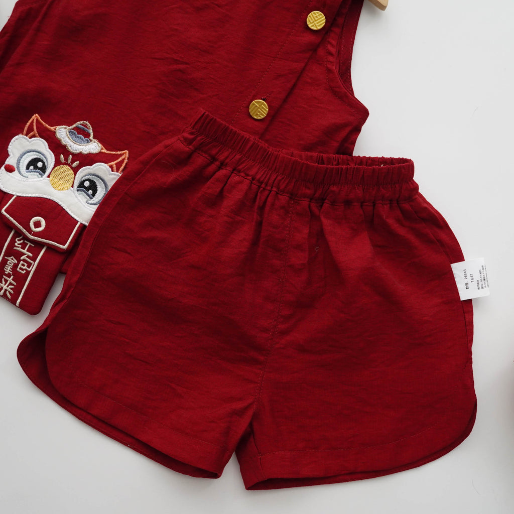 Chinese Lion Two Pieces Set