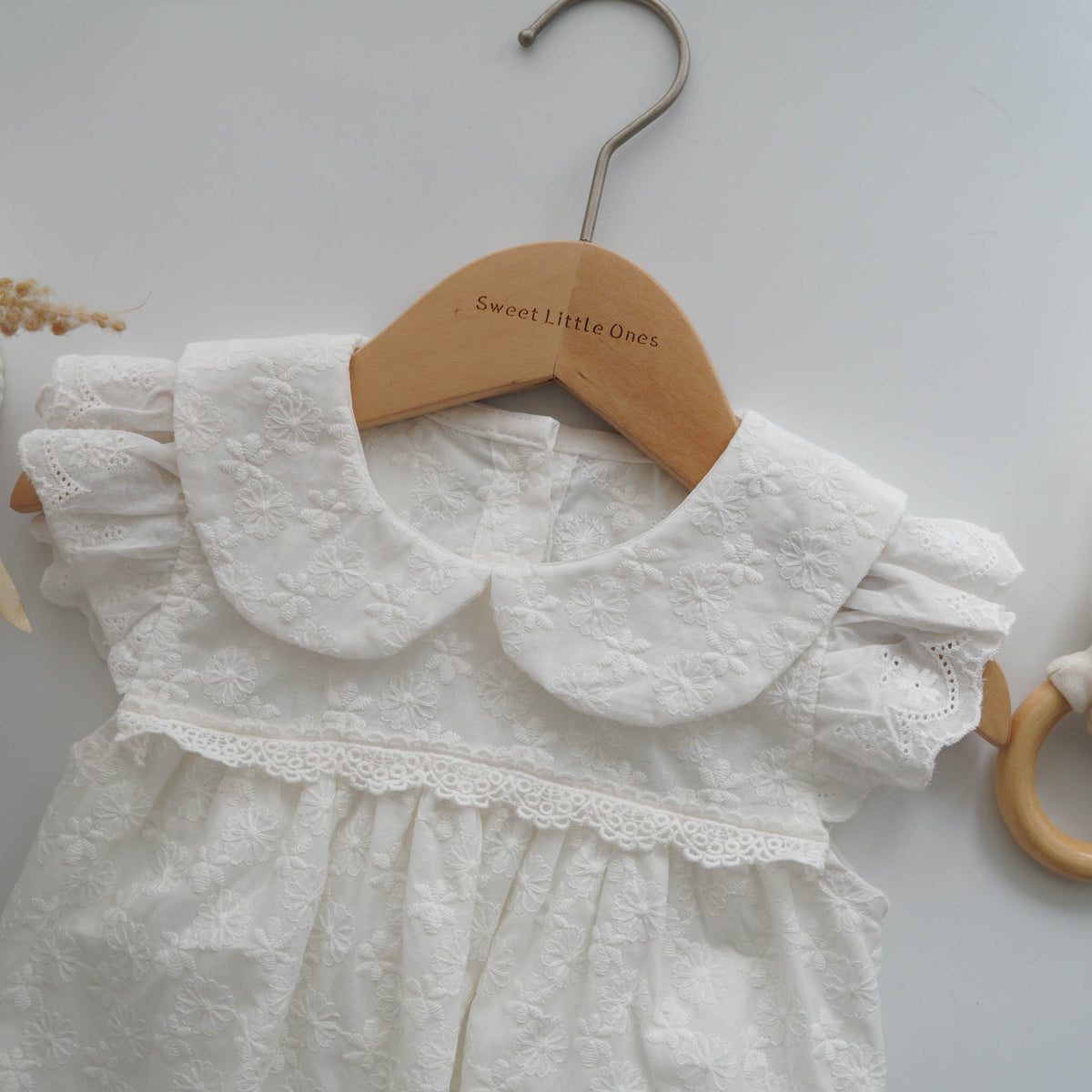 Daily White Elegant Romper