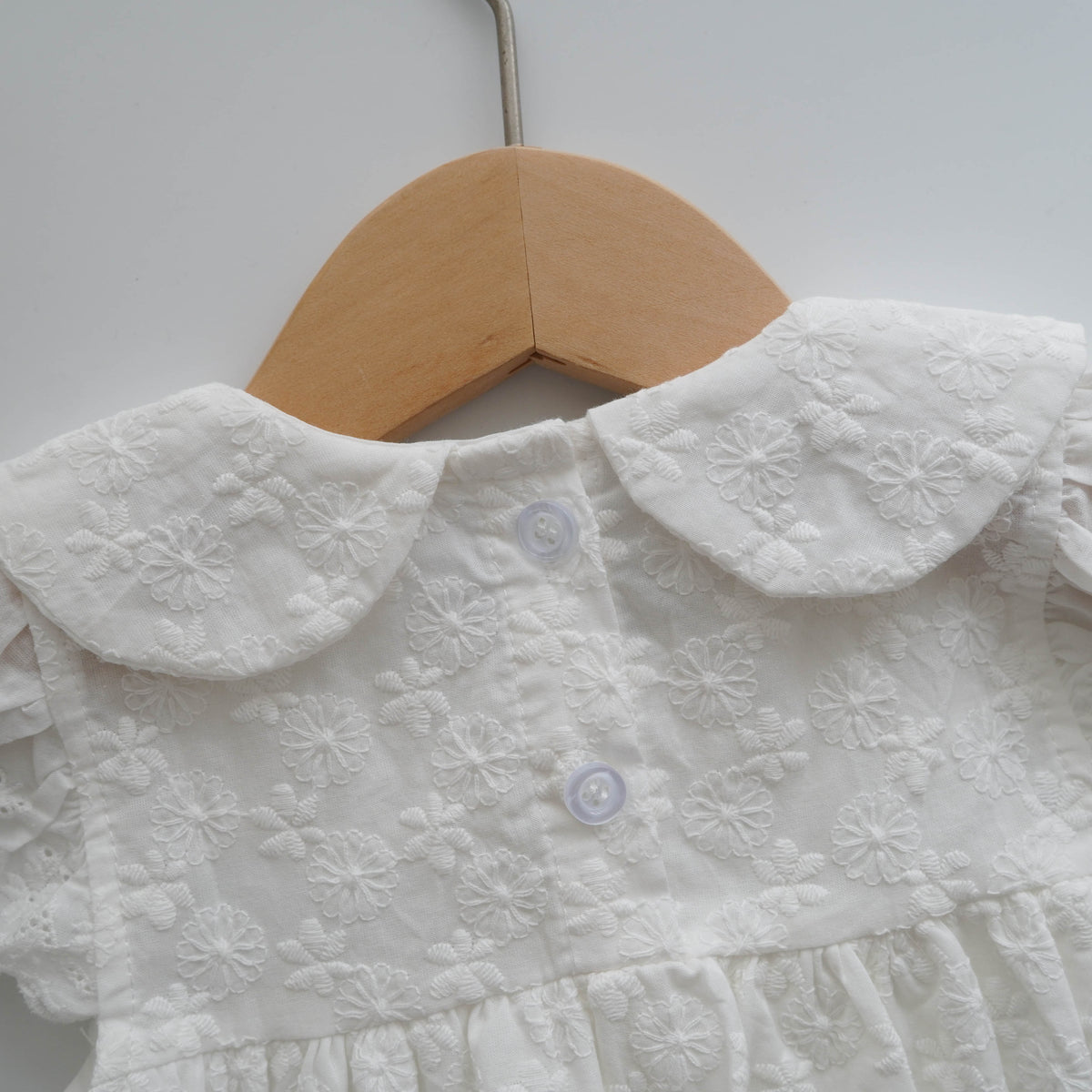 Daily White Elegant Romper