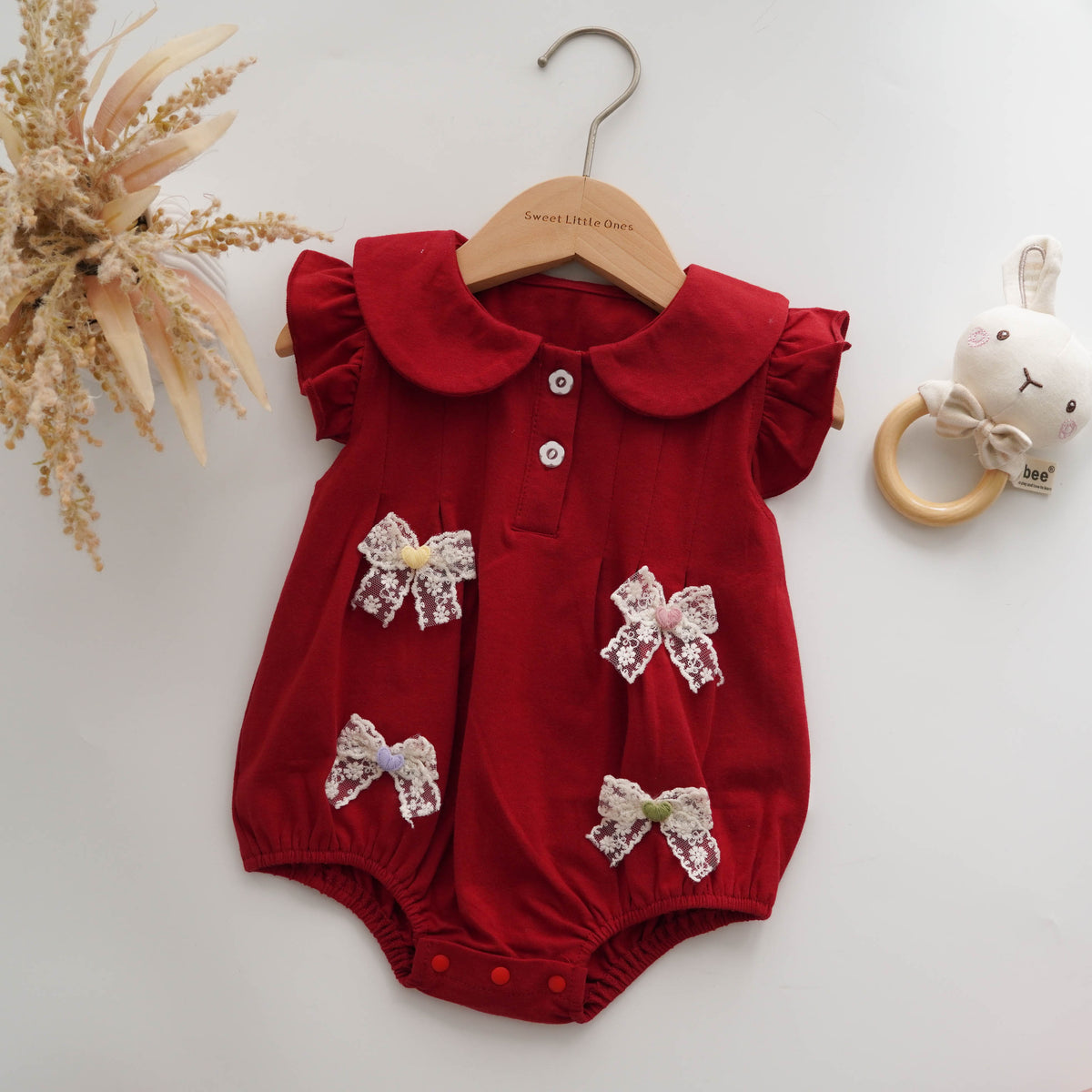 Color Love Ribbon Romper