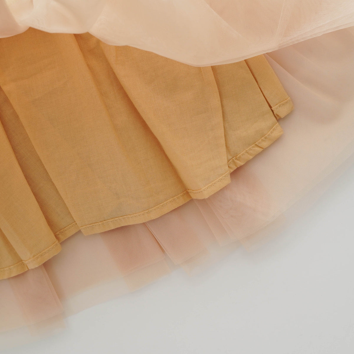 Embroidery Bunny Yellow Dress
