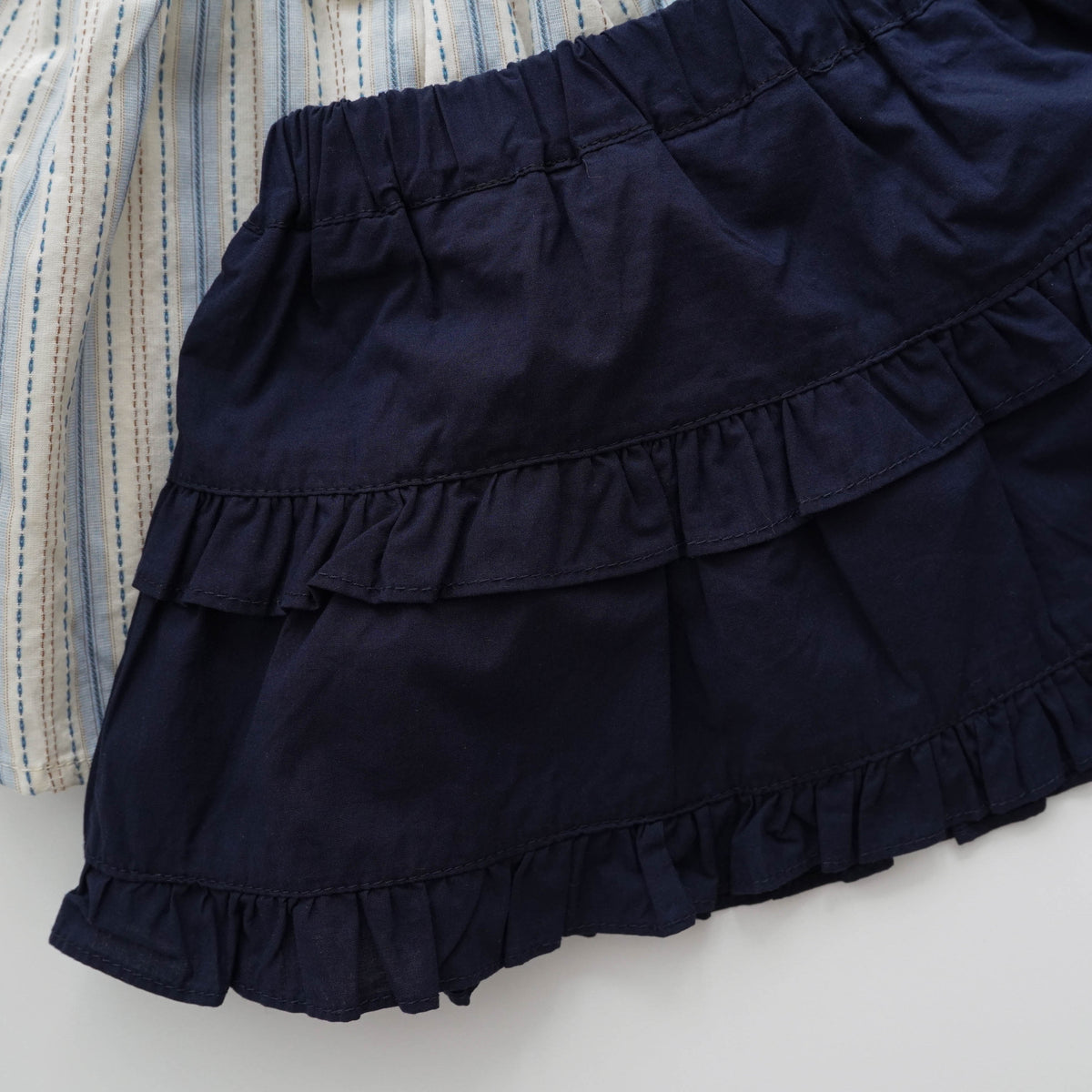 Daily Casual Blue Girl Two Pieces Set