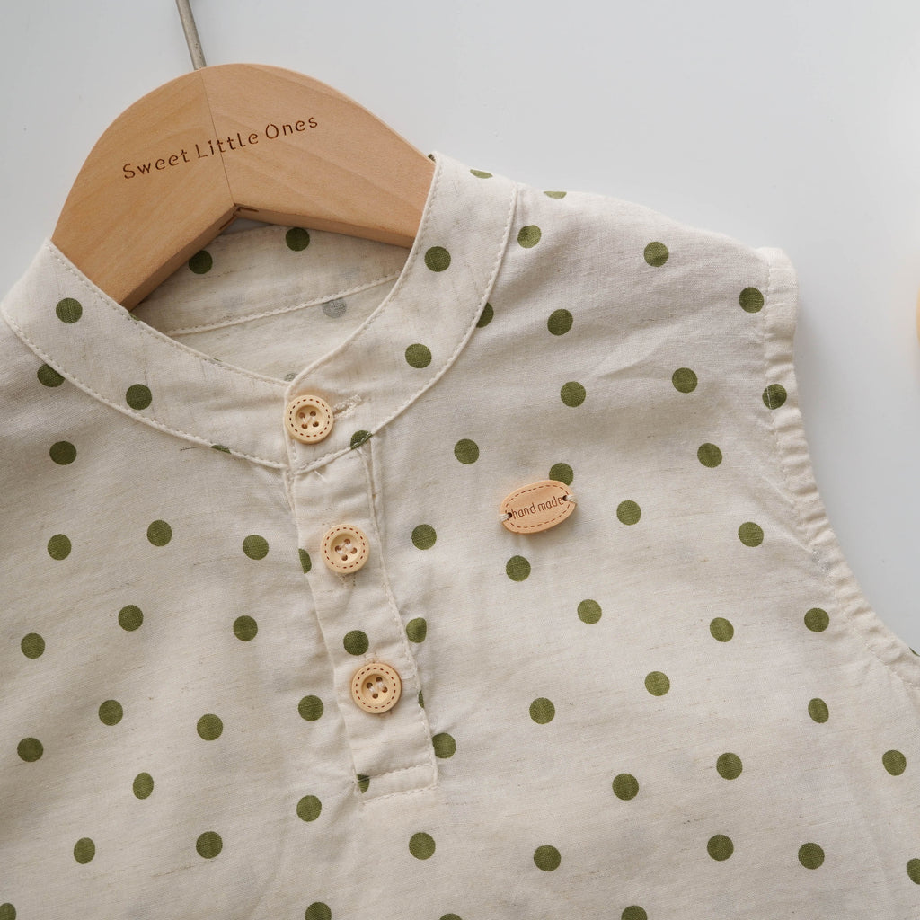 Casual Dot Boy Two Pieces Set
