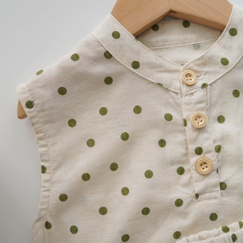 Casual Dot Boy Two Pieces Set