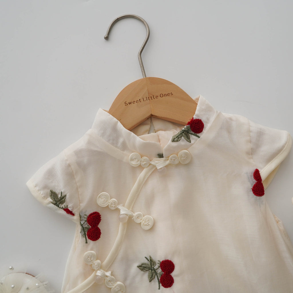 Cherry Mini Chinese Dress