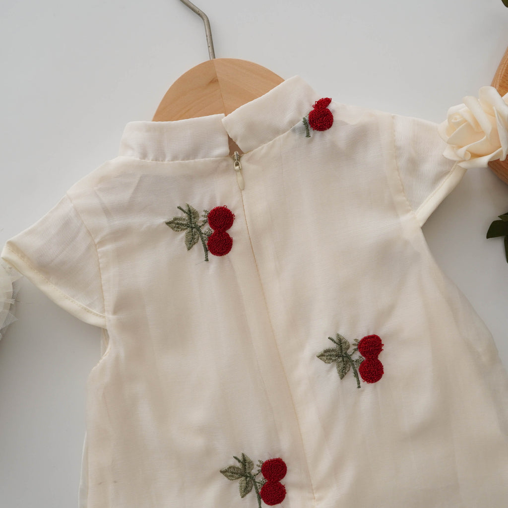Cherry Mini Chinese Dress