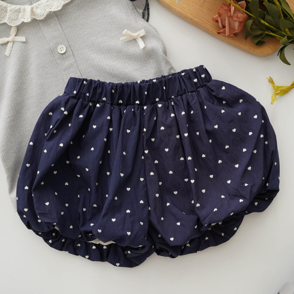 Girl Ribbon Buttoned Casual Set