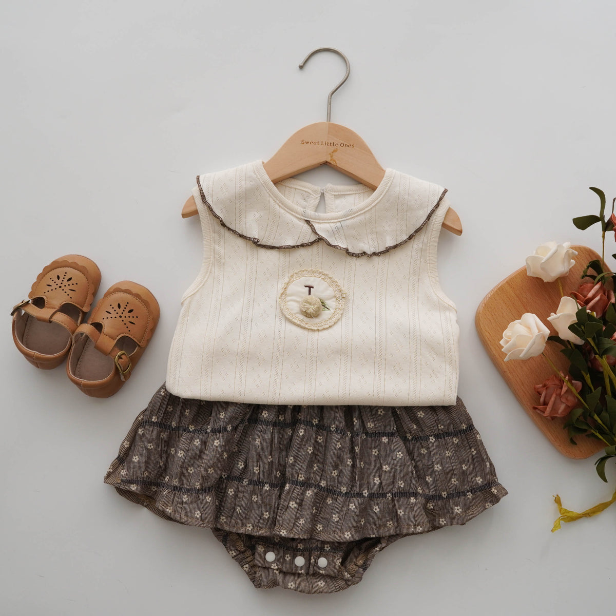 Autumn Collar Two Pieces Set