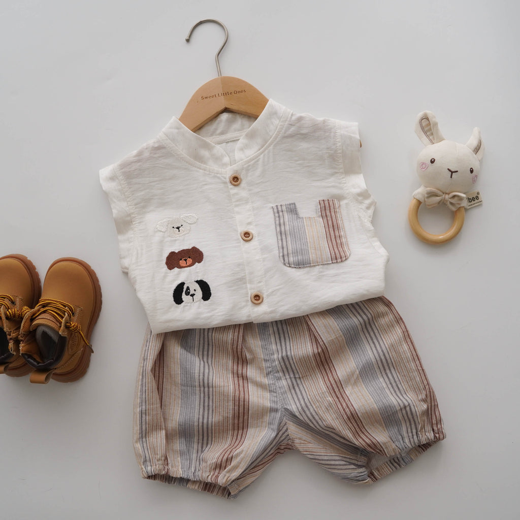 Animal Friends Shirt & Pants Set