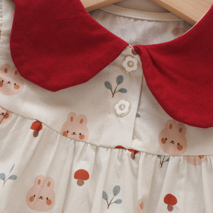 Bunny & Mushroom Baby Romper