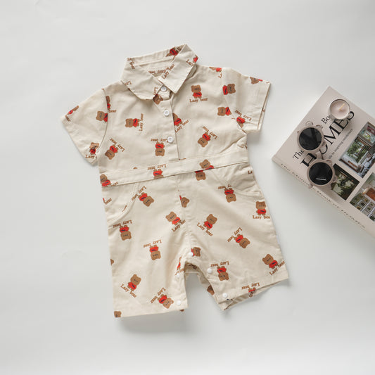 Bear Buttoned Overall (Size 73)