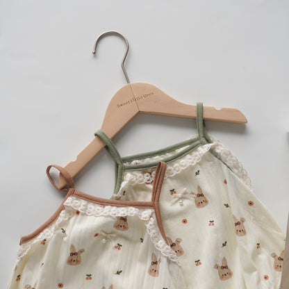 Bunny Cotton Mini Daily Romper