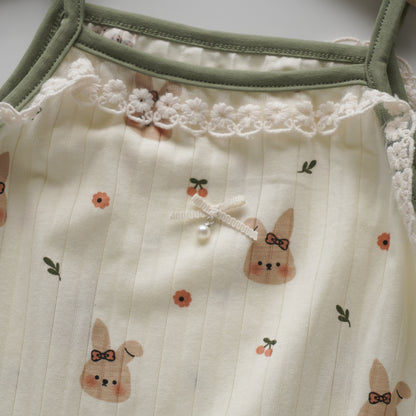 Bunny Cotton Mini Daily Romper