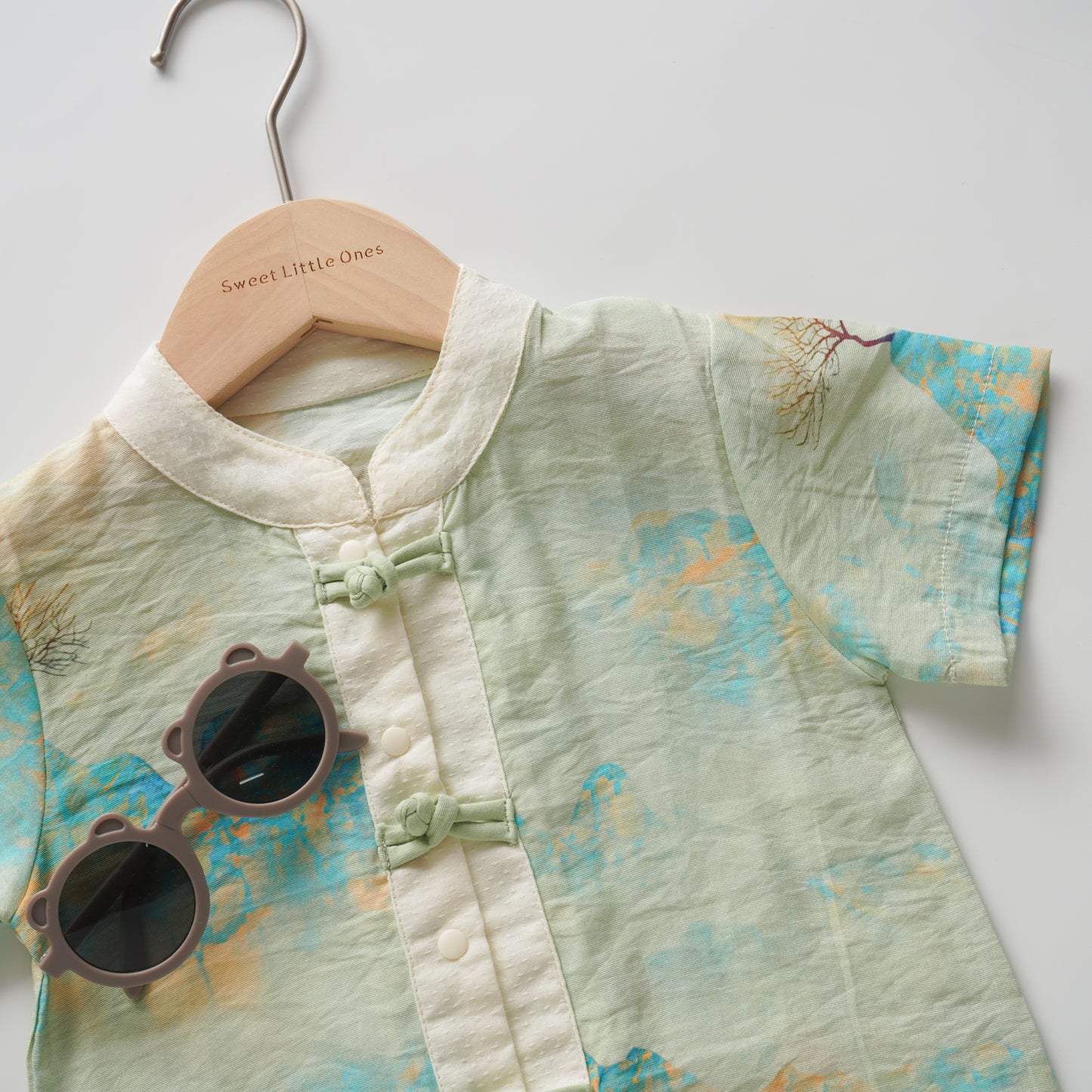 Scenery Baby Boy Chinese Romper