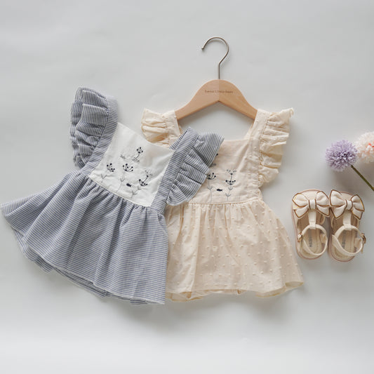 Cross Backed Baby Romper