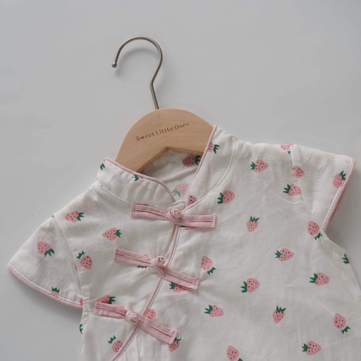 Strawberry QiPao Romper