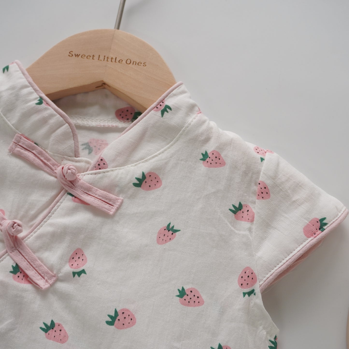 Strawberry QiPao Romper