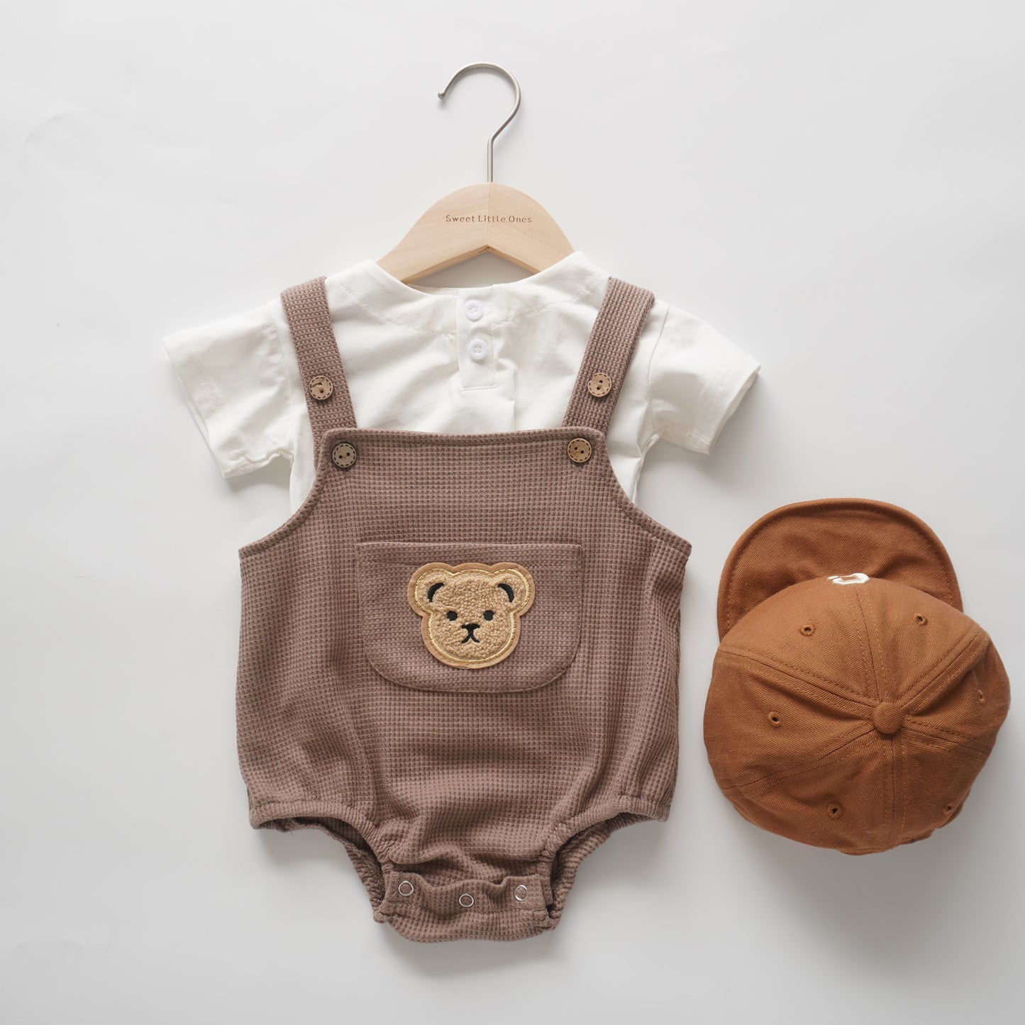 Bear Pocket Overall with Inner Set