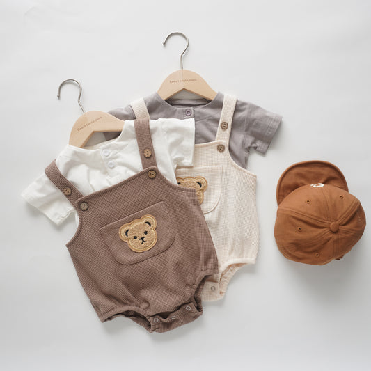 Bear Pocket Overall with Inner Set