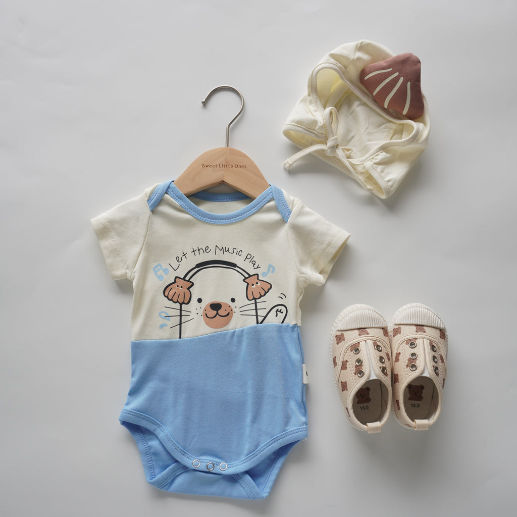 Minase Romper with Hat (Size 73)