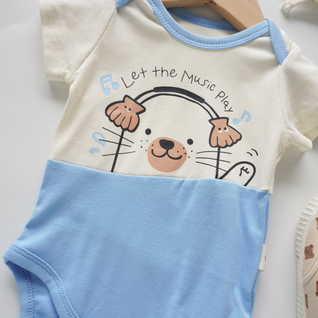 Minase Romper with Hat (Size 73)