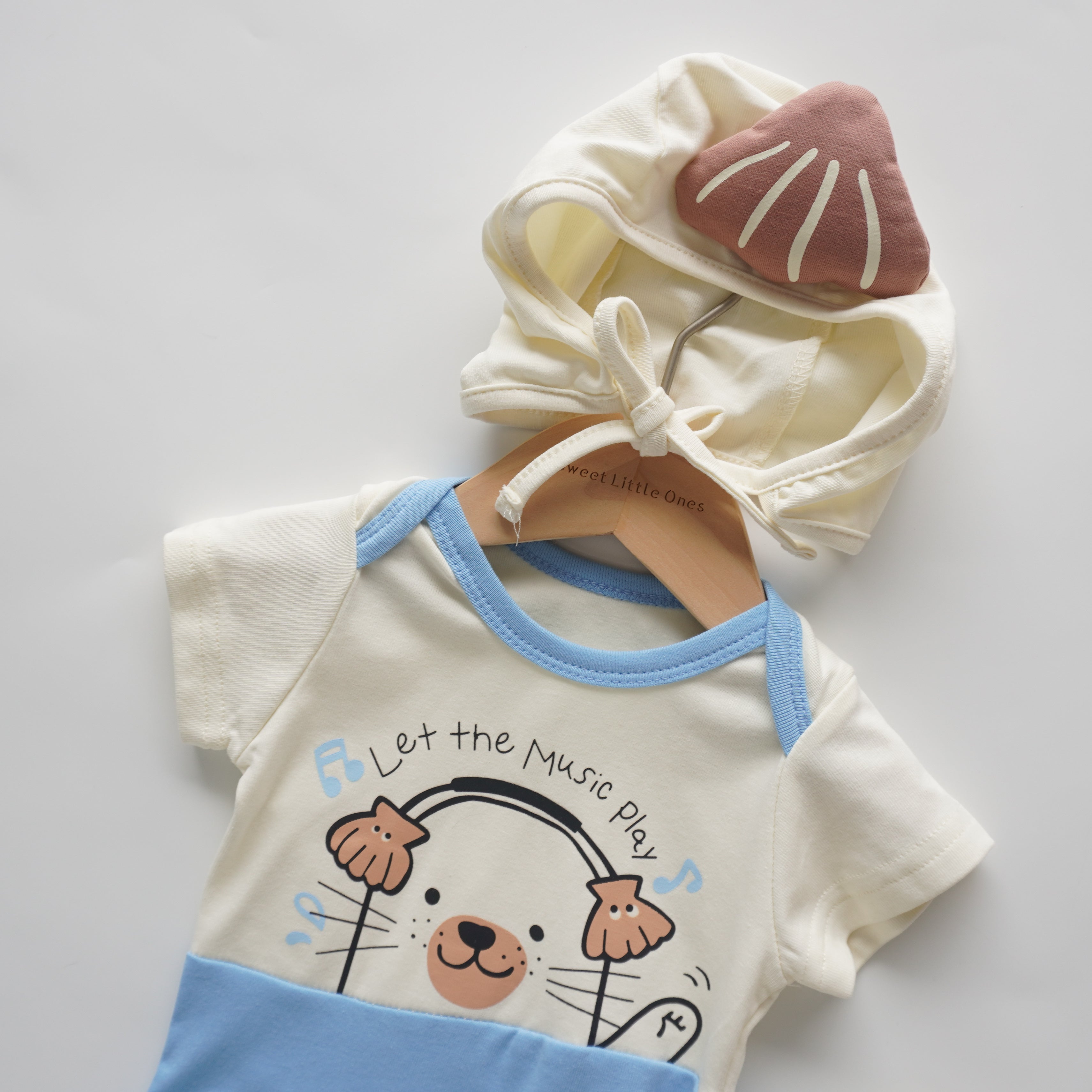 Minase Romper with Hat (Size 73)