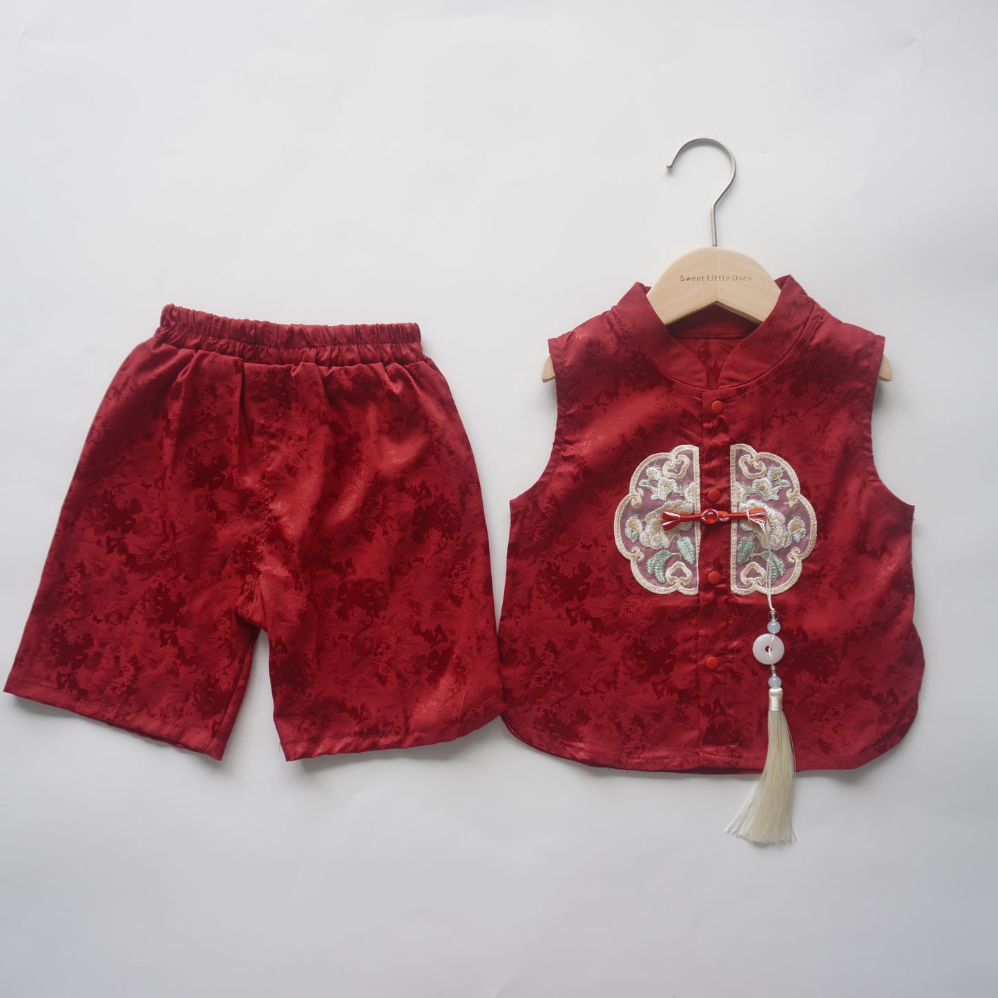 Chinese Style Boy Two Pieces Set