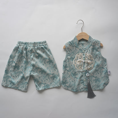 Chinese Style Boy Two Pieces Set