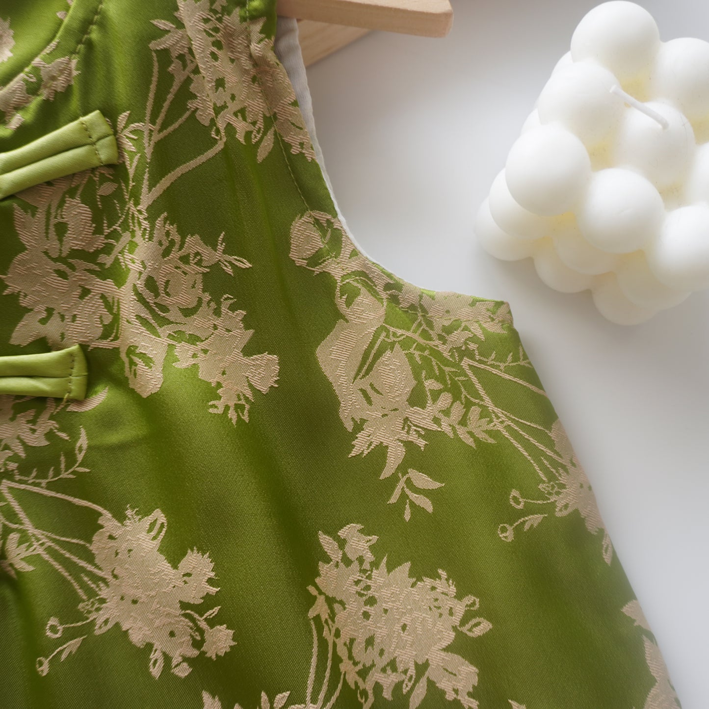 Traditional Vintage Green Cheongsam