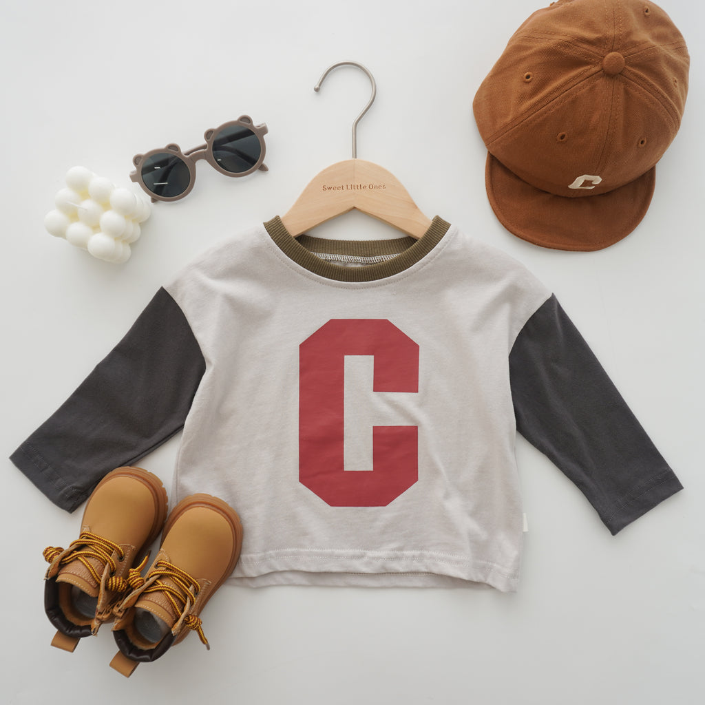 Bold "C" Baseball Tee (Size 73)