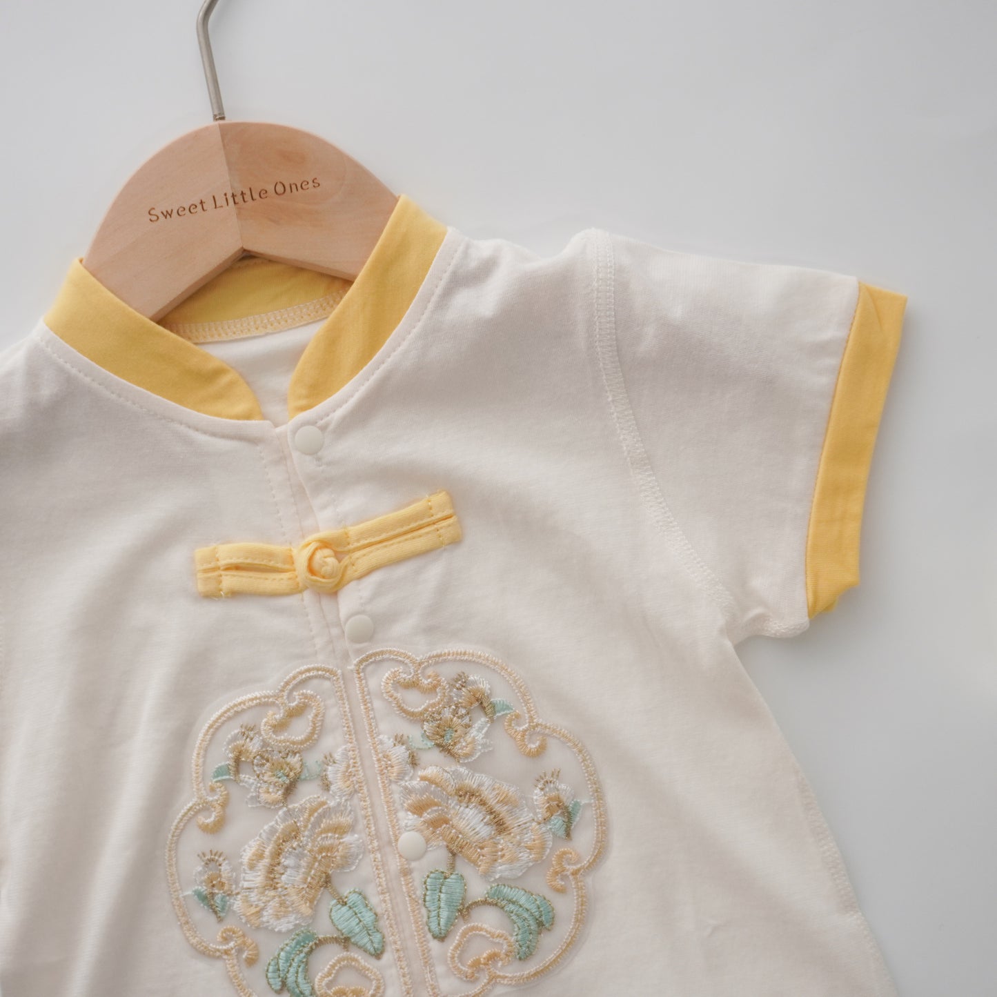 Cotton Chinese Baby Boy Romper