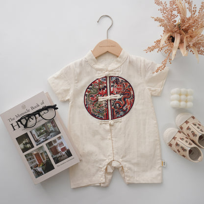 Baby Boy Simple Chinese Romper