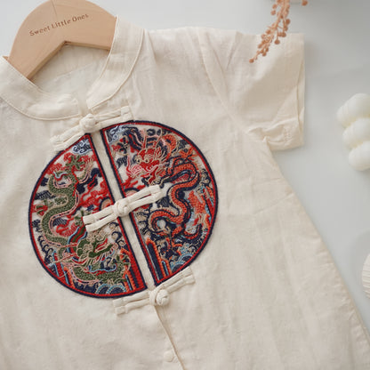 Baby Boy Simple Chinese Romper