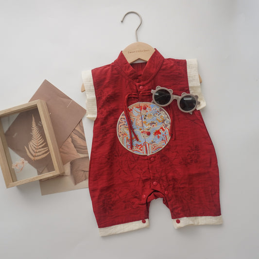 Chinese Traditional Sleeveless Romper