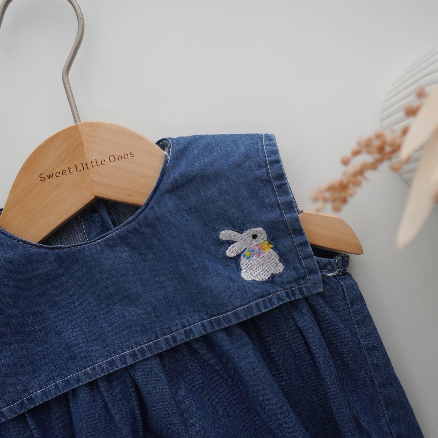 Bunny Denim Romper