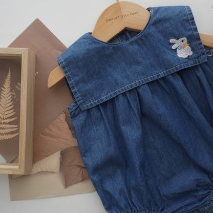 Bunny Denim Romper