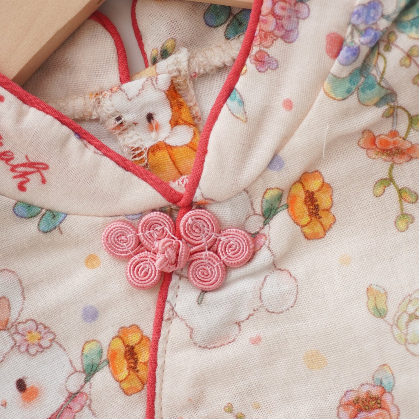 Colorful Bunny Cheongsam