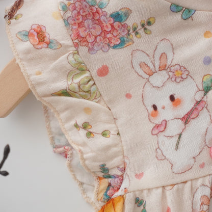 Colorful Bunny Cheongsam