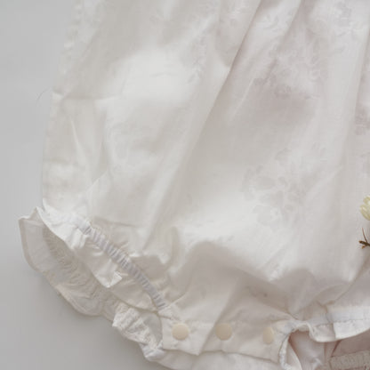 Princess Ribbon with Pearl Details Romper