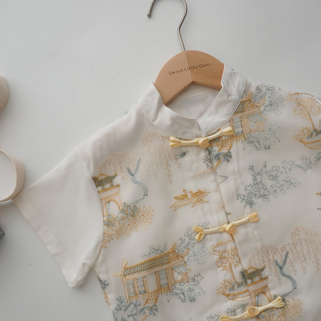 Modern Boy Chinese Two Pieces Set (Defect)
