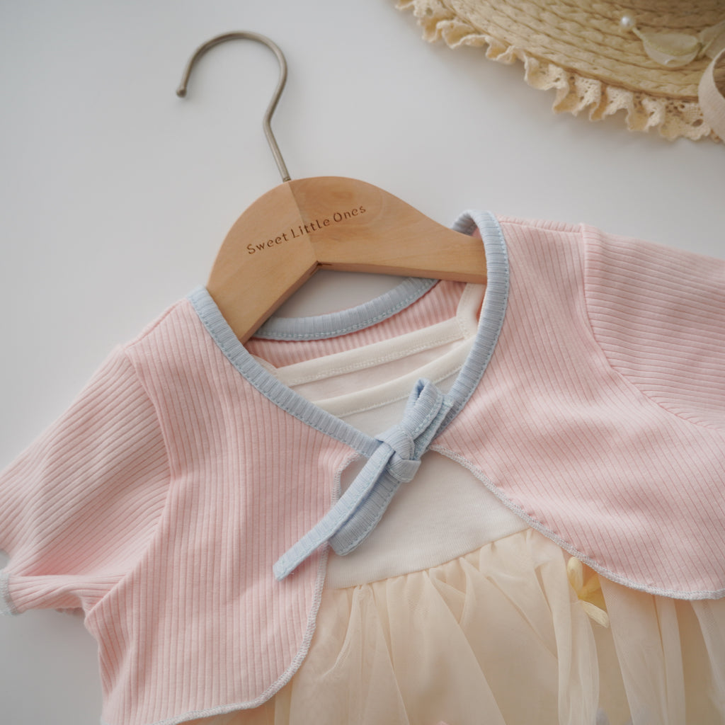 Pastel Ribbon Sister Matching with Outer