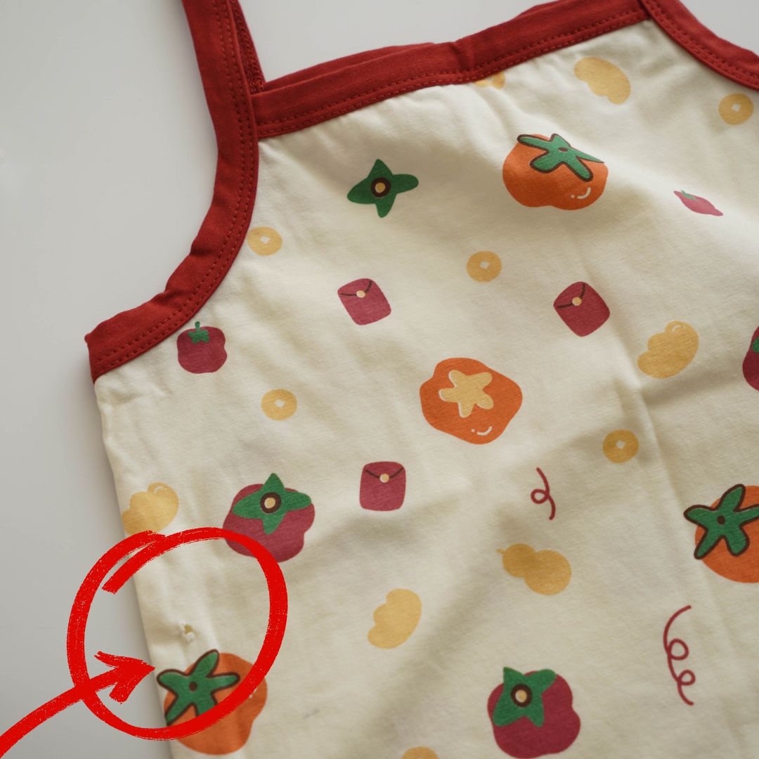 Tangerine Chinese Two Pieces Set (Defect)