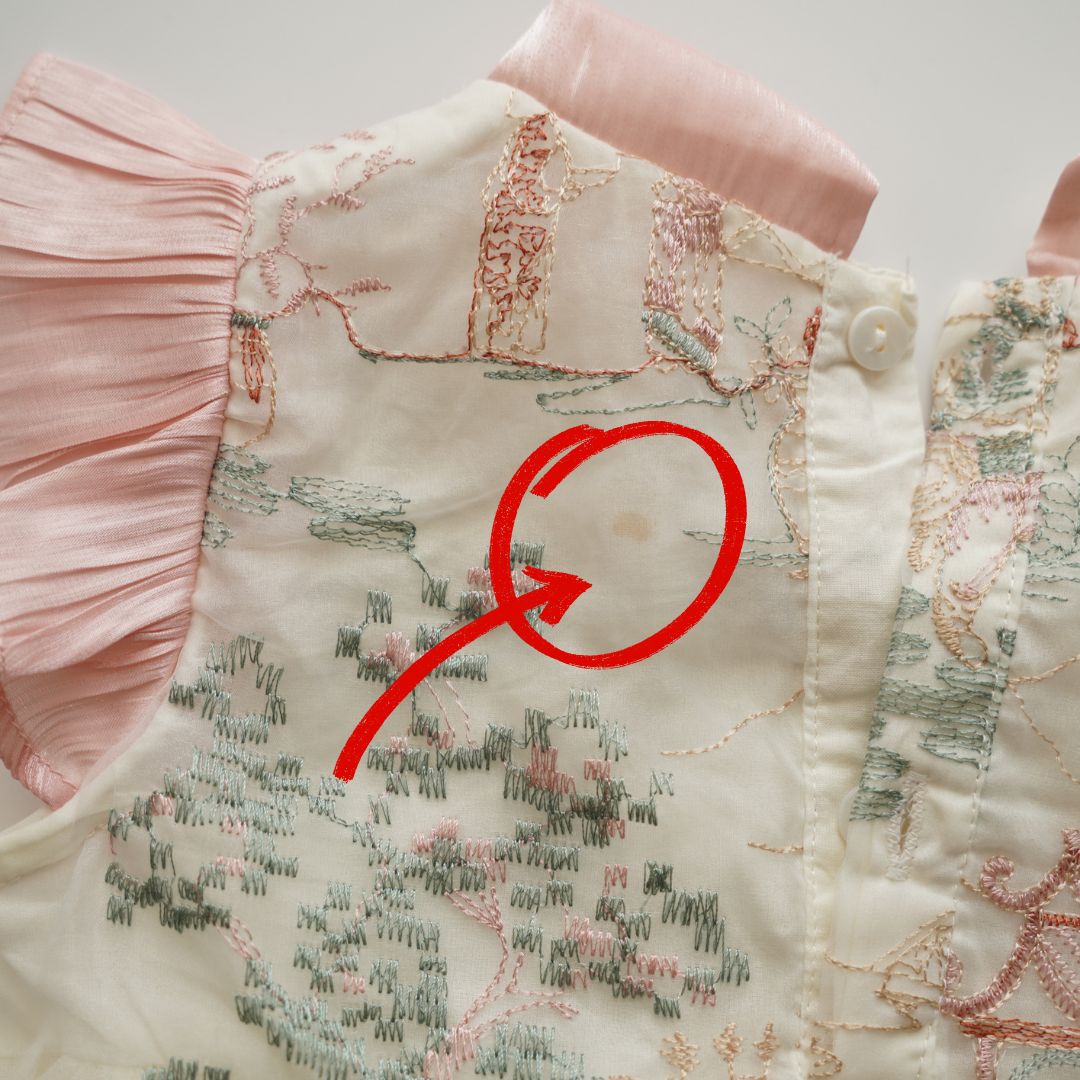 Embroidery Details Qipao Romper(Defect)